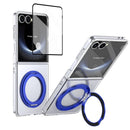 Clear 360°Rotating Magnetic Ring Stand Case for Samsung