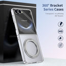 Clear 360°Rotating Magnetic Ring Stand Case for Samsung