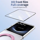 Clear 360°Rotating Magnetic Ring Stand Case for Samsung