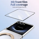 Clear 360°Rotating Magnetic Ring Stand Case for Samsung