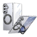 Clear 360°Rotating Magnetic Ring Stand Case for Samsung
