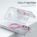 Clear 360°Rotating Magnetic Ring Stand Case for Samsung