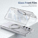 Clear 360°Rotating Magnetic Ring Stand Case for Samsung