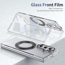 Clear 360°Rotating Magnetic Ring Stand Case for Samsung