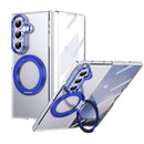 Clear 360°Rotating Magnetic Ring Stand Case for Samsung