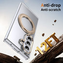 Clear 360°Rotating Magnetic Ring Stand Case for Samsung