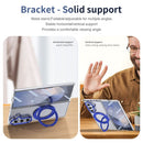 Clear 360°Rotating Magnetic Ring Stand Case for Samsung