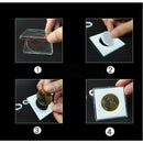 Clear Square Coin Case - 20 Pcs for 18/23/28/33/38mm Coins