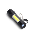 COB LED Mini Flashlight Torch Zoom 4