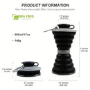 Collapsible Water Bottle - Black 2
