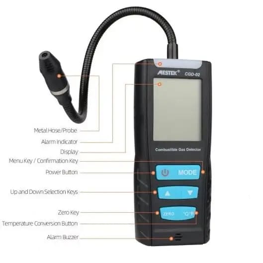 Combustible Gas Leak Detector - Handheld