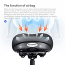 Comfort Air Bike Saddle Inflatable Shock Absorbing Seat