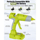 Cordless Hot Glue Gun Compatible with Ryobi 18V Battery 3