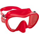 Cressi F1 High-Grade Silicone Frameless Dive Mask - Red 2