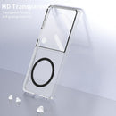 Crystal-clear Magnetic Ring Case for Samsung Galaxy Z Flip
