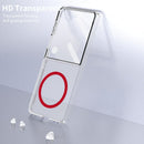 Crystal-clear Magnetic Ring Case for Samsung Galaxy Z Flip