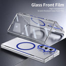 Crystal-clear Magnetic Ring Case for Samsung Galaxy Z Fold