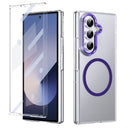 Crystal-clear Magnetic Ring Case for Samsung Galaxy Z Fold