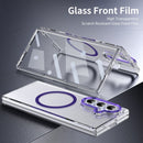Crystal-clear Magnetic Ring Case for Samsung Galaxy Z Fold