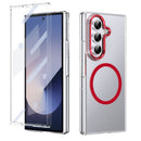 Crystal-clear Magnetic Ring Case for Samsung Galaxy Z Fold