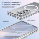 Crystal-clear Magnetic Ring Case for Samsung Galaxy Z Fold