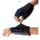 Cycling Half Finger Gloves Bike Bicycle Gym SBR Shockproof