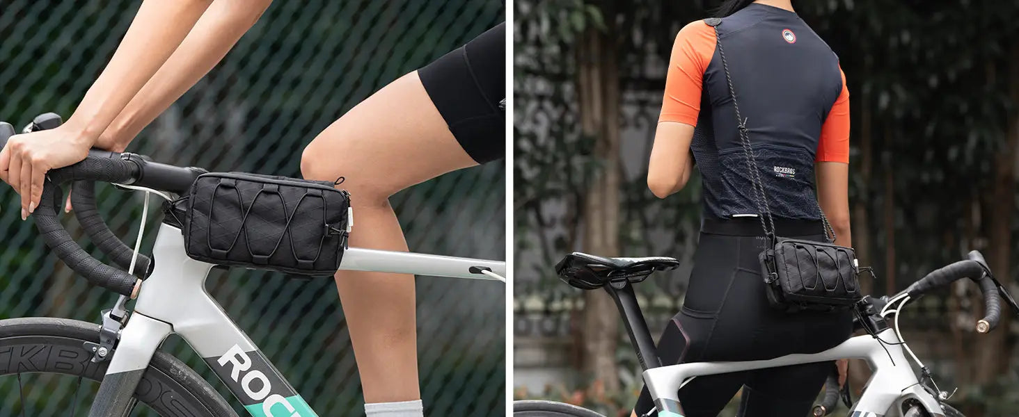 Bike Front Top Tube Frame Bag with Should strap 1L