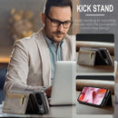 DG.MING Detachable Magnetic Wallet Case with Zipper Pocket