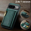 DG.MING Detachable Magnetic Wallet Case with Zipper Pocket