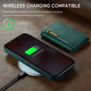 DG.MING Detachable Magnetic Wallet Case with Zipper Pocket