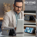 DG.MING Detachable Magnetic Wallet Case with Zipper Pocket