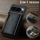 DG.MING Detachable Magnetic Wallet Case with Zipper Pocket