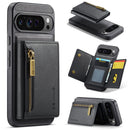 DG.MING Detachable Magnetic Wallet Case with Zipper Pocket