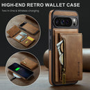 DG.MING Detachable Magnetic Wallet Case with Zipper Pocket