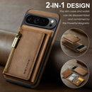 DG.MING Detachable Magnetic Wallet Case with Zipper Pocket