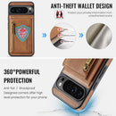 DG.MING Detachable Magnetic Wallet Case with Zipper Pocket