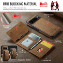 DG.MING Detachable Magnetic Wallet Case with Zipper Pocket