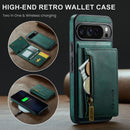 DG.MING Detachable Magnetic Wallet Case with Zipper Pocket