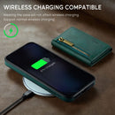DG.MING Detachable Magnetic Wallet Case with Zipper Pocket