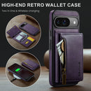 DG.MING Detachable Magnetic Wallet Case with Zipper Pocket