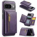 DG.MING Detachable Magnetic Wallet Case with Zipper Pocket
