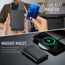 DG.MING K2 MagSafe Wallet – Magnetic Leather Card Holder