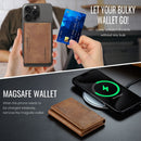 DG.MING K2 MagSafe Wallet – Magnetic Leather Card Holder