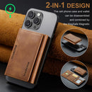 DG.MING K2 MagSafe Wallet – Magnetic Leather Card Holder