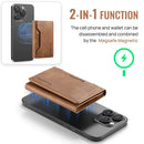 DG.MING K2 MagSafe Wallet – Magnetic Leather Card Holder