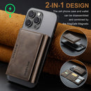 DG.MING K2 MagSafe Wallet – Magnetic Leather Card Holder