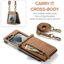 DG.MING Samsung Galaxy Z Flip 7 FE Crossbody Wallet Case