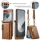 DG.MING Samsung Galaxy Z Flip 7 FE Crossbody Wallet Case