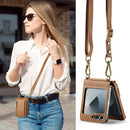 DG.MING Samsung Galaxy Z Flip 7 FE Crossbody Wallet Case