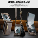 DG.MING Samsung Galaxy Z Flip 7 FE Crossbody Wallet Case